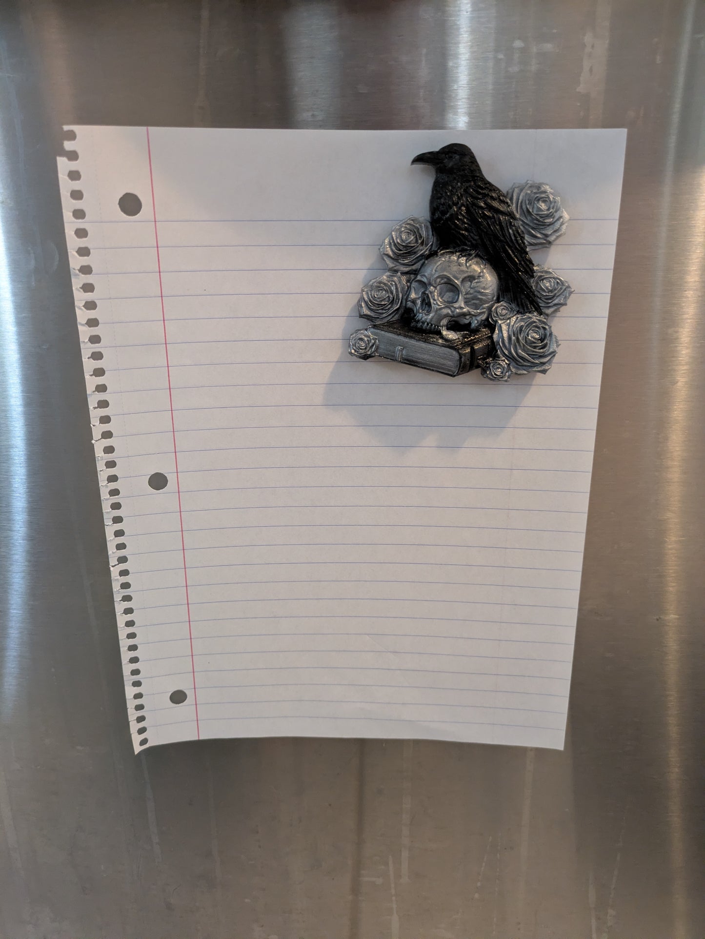 Gothic Raven magnet