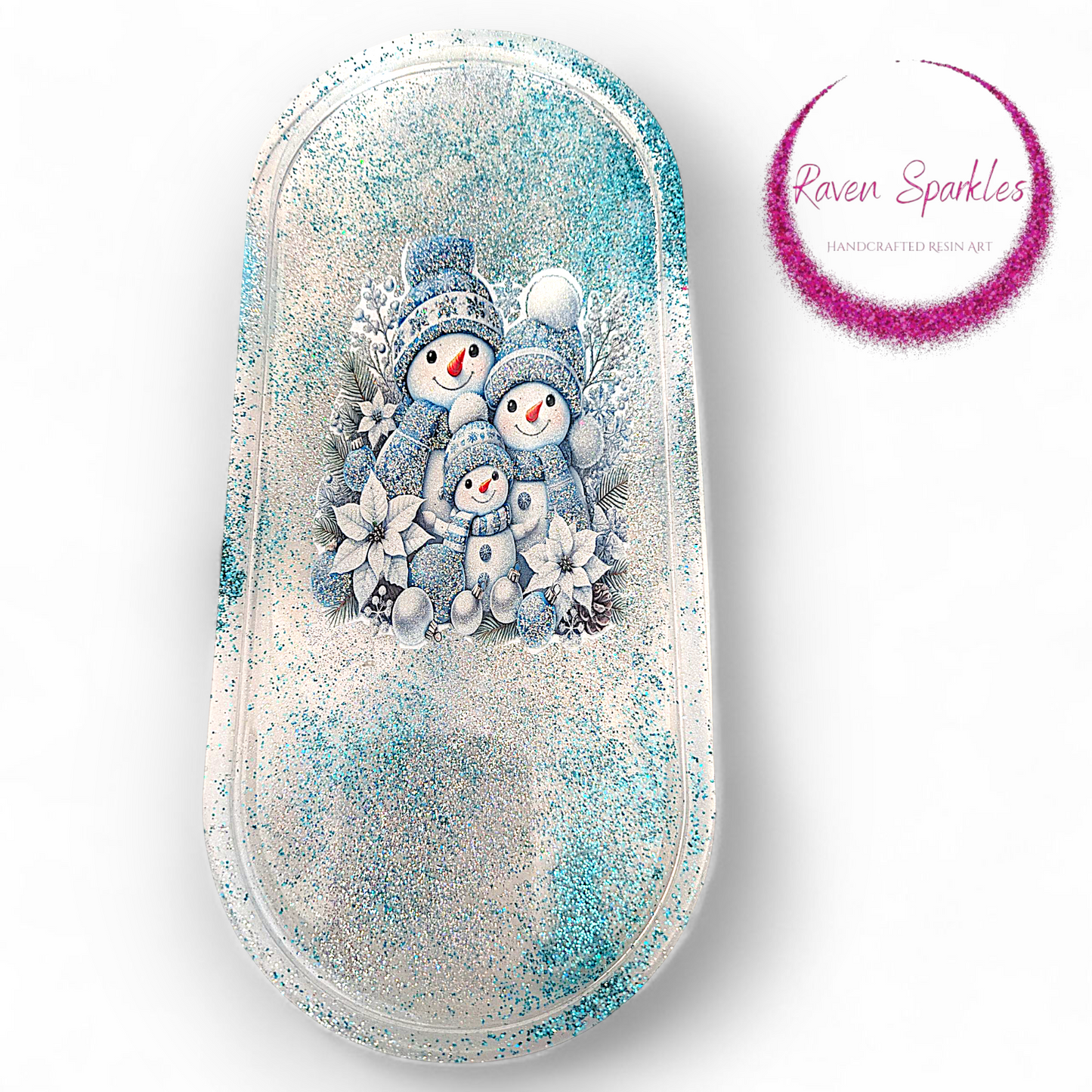 Trinket Tray (medium) - Wintry Mix