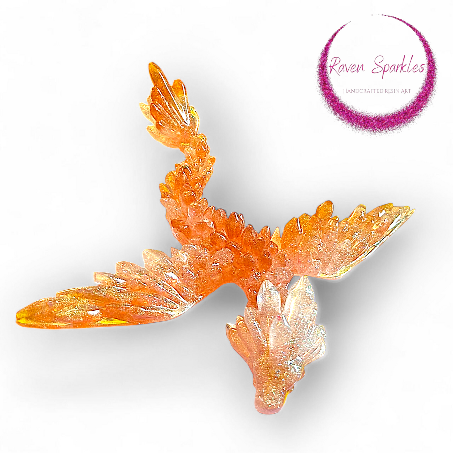 Druzy Dragon figurine