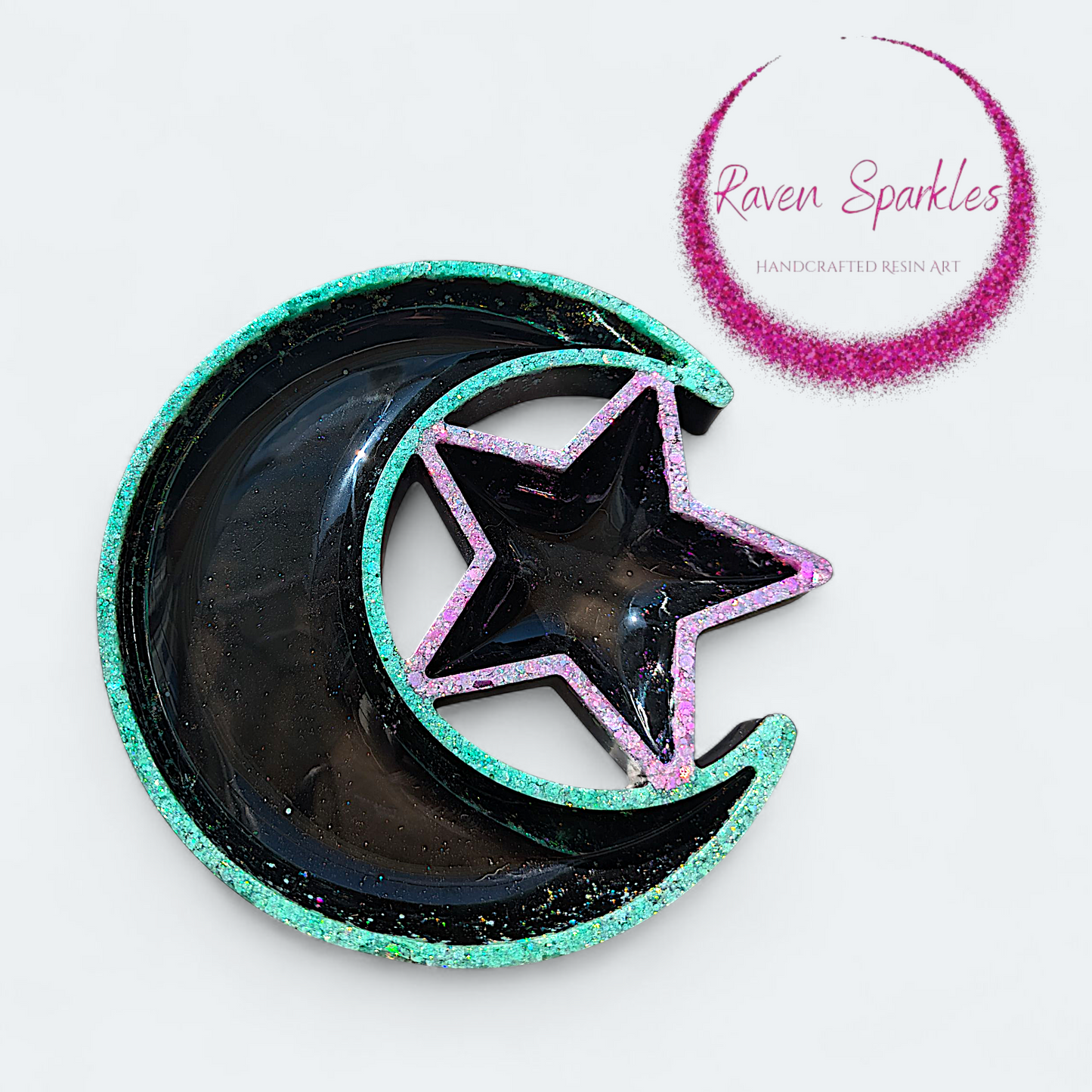 Moon & Star tray - Dark Sparkle