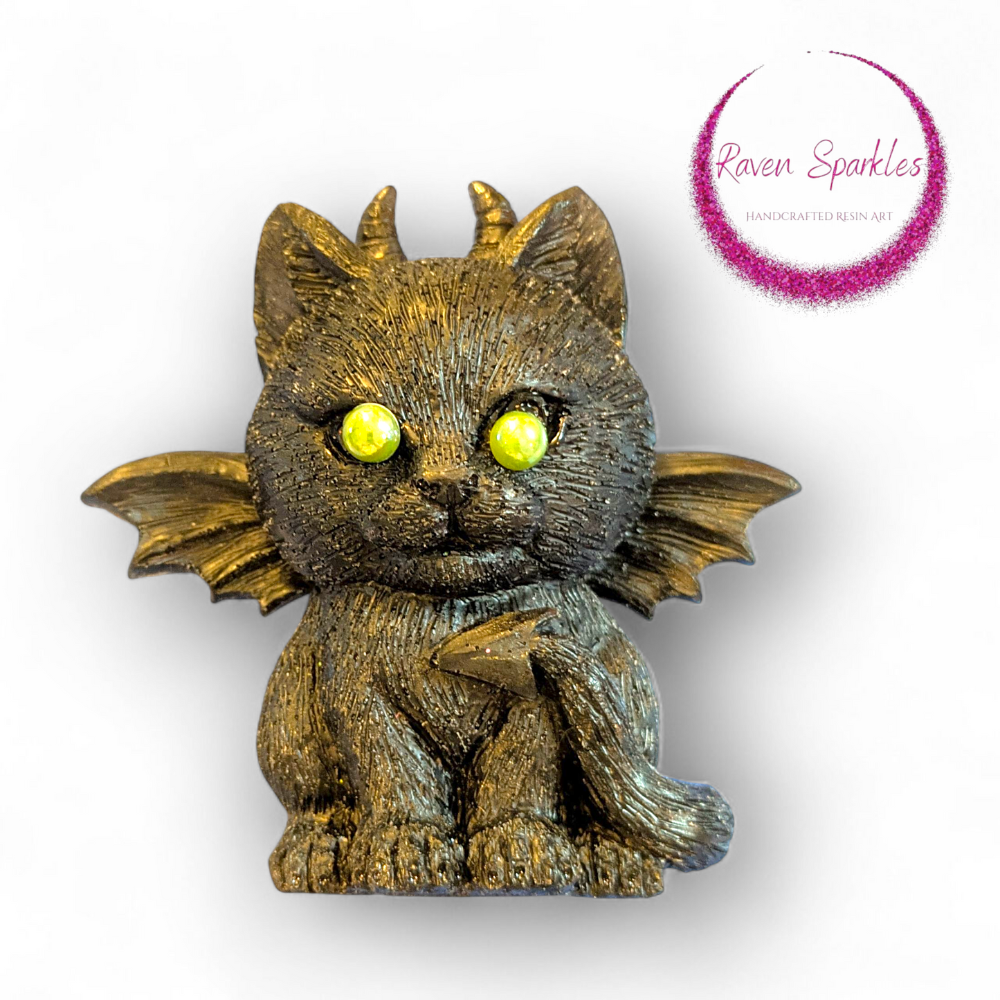 Demon Kitty figurine (self standing)