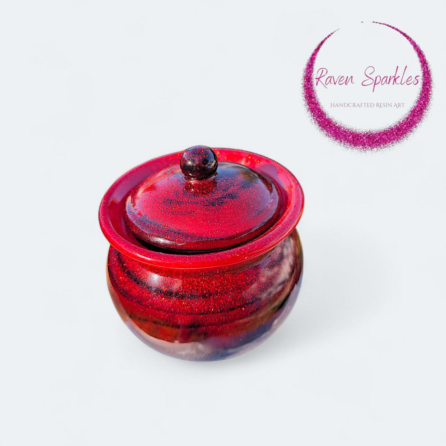 Honey Pot - Red Swirl