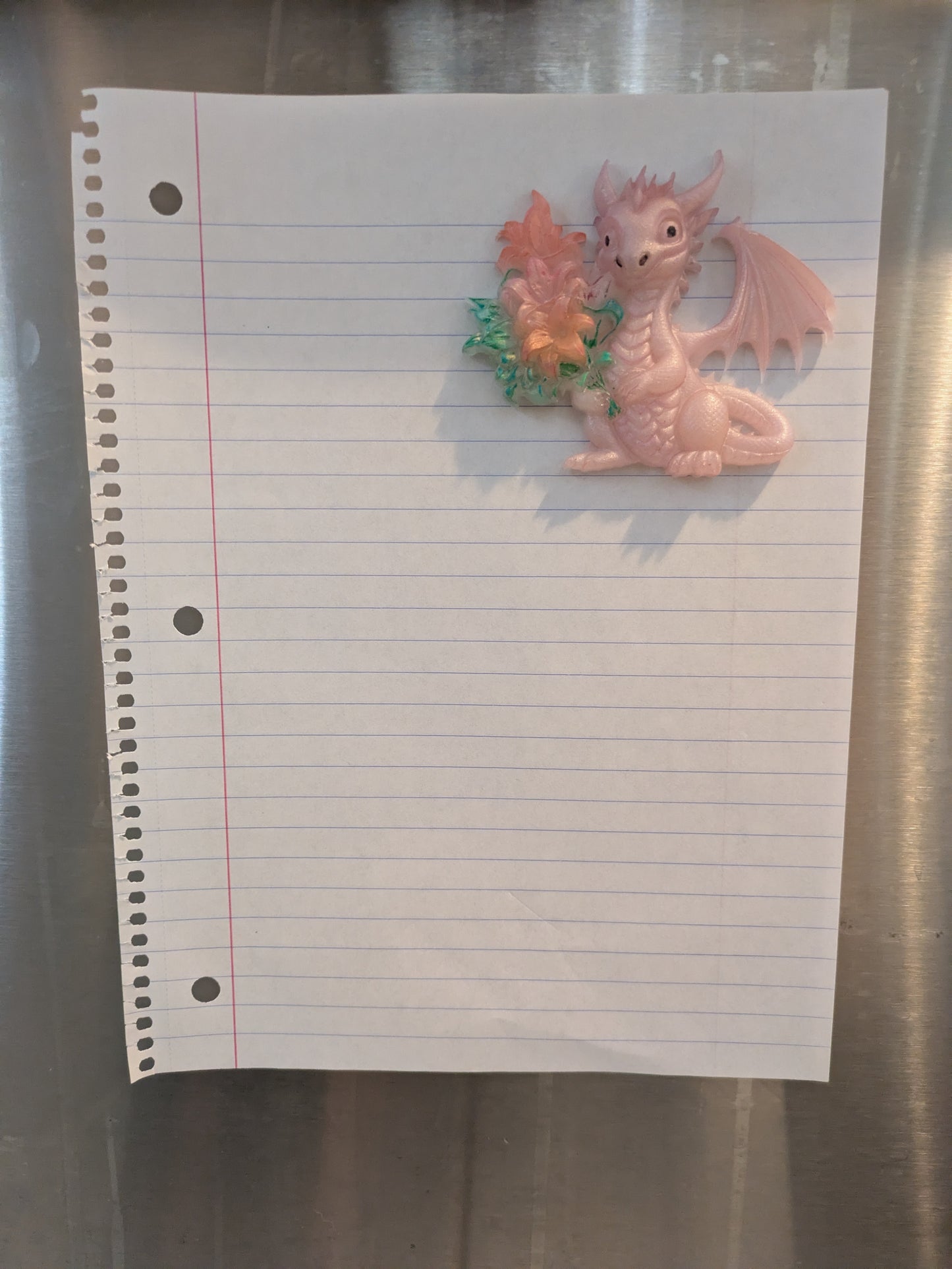 Flower Dragon magnet