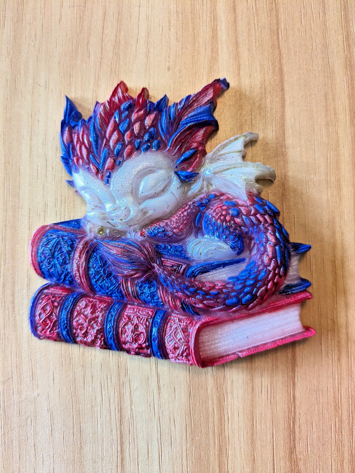 Bookish Dragon magnet