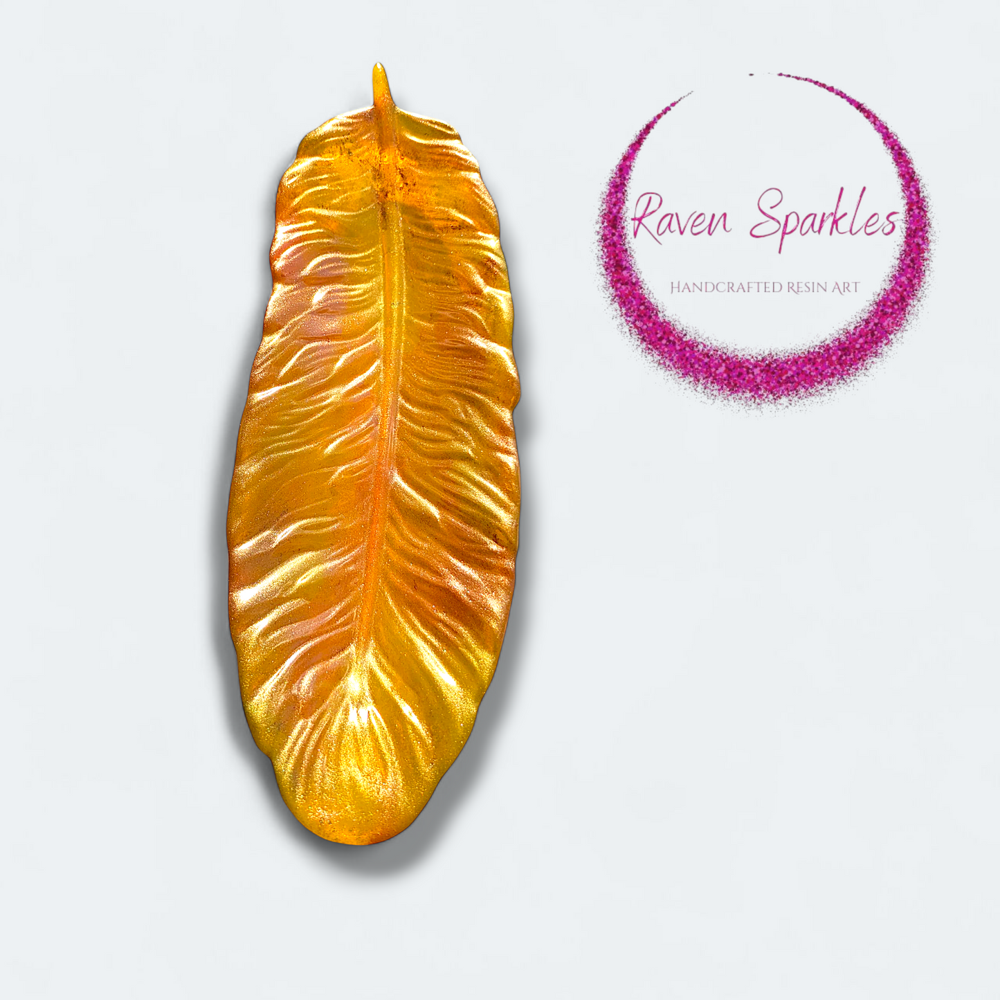 Feather dish - Golden Hour