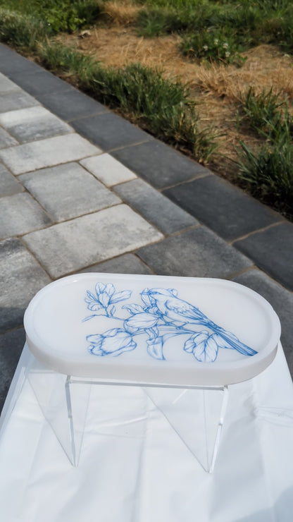 Blue Bird tray (small)