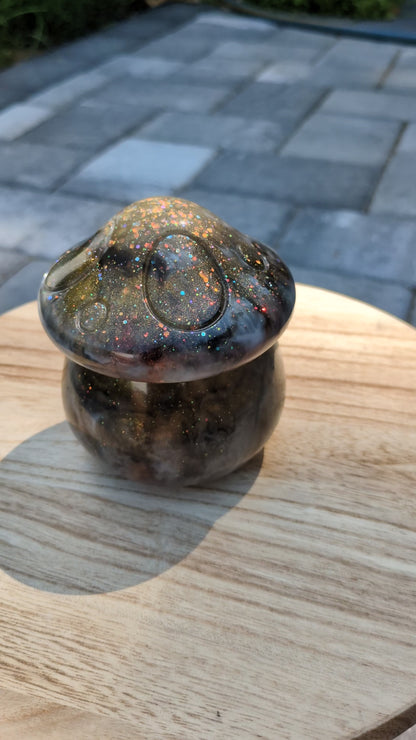 Space Forest mushroom jar