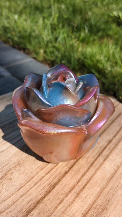Rainbow Dreams rose jar