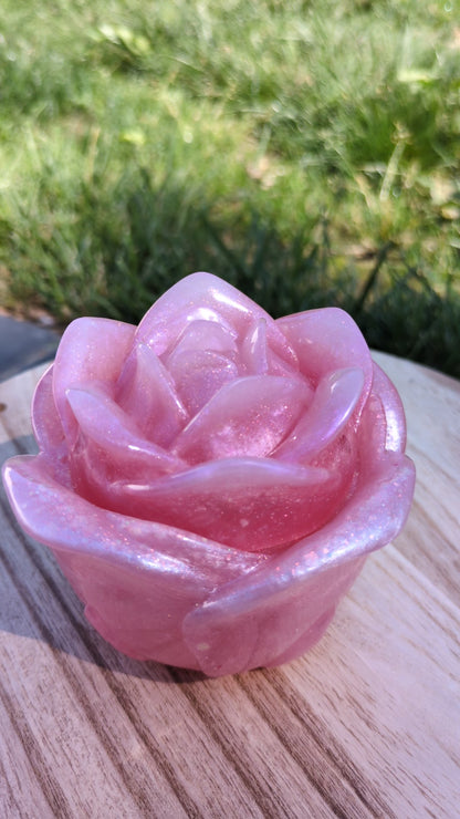 Pinky pink rose jar