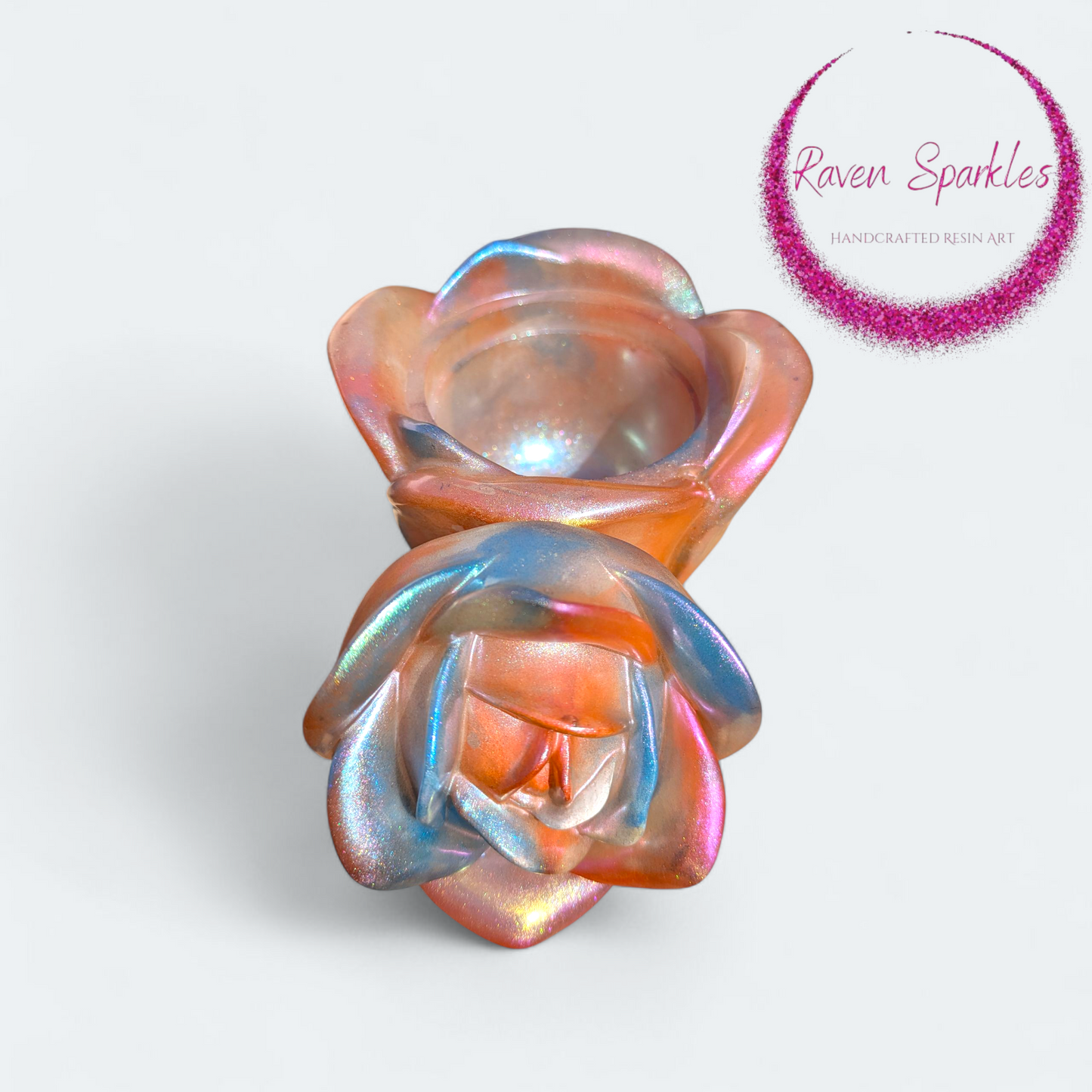 Rainbow Dreams rose jar