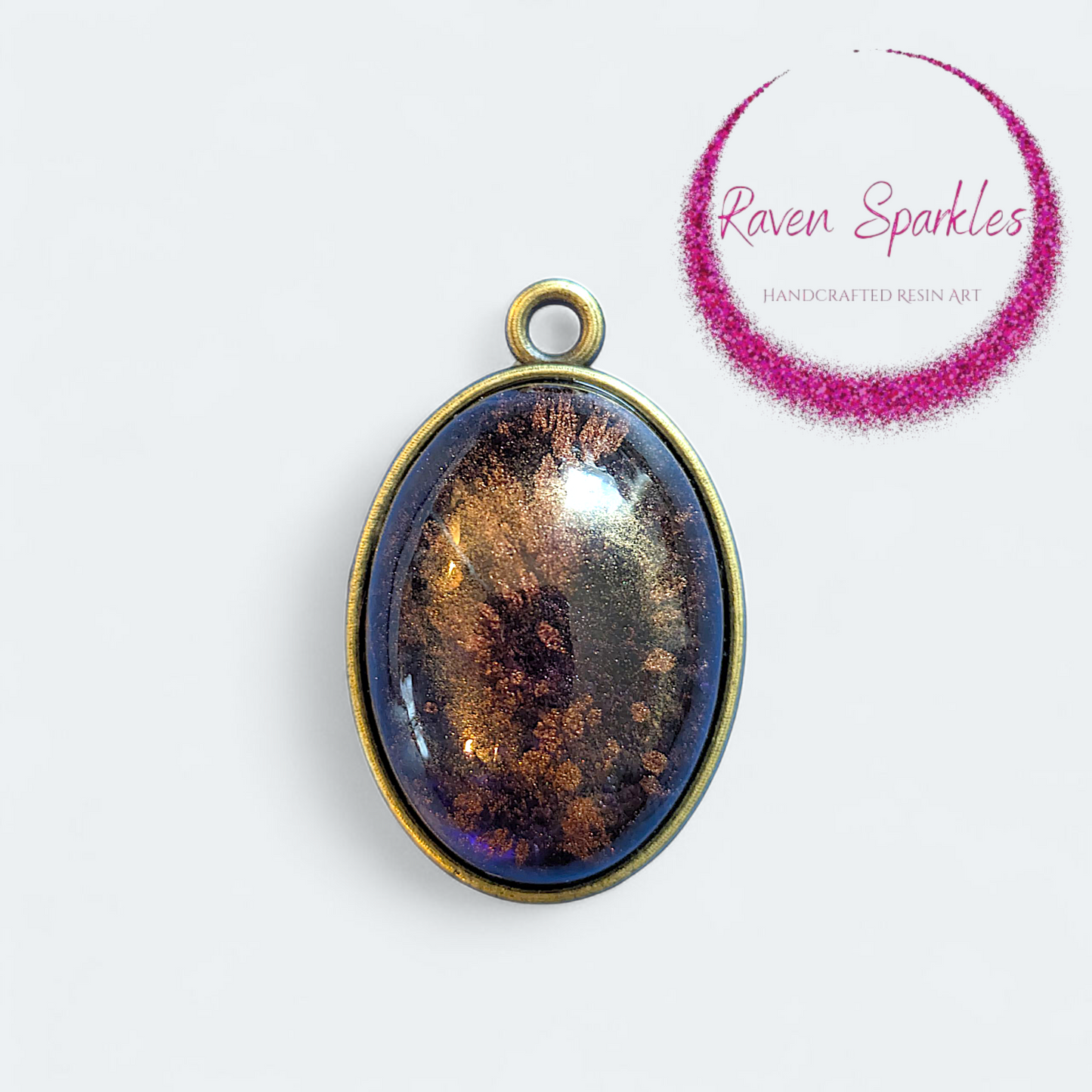 Golden burst pendant