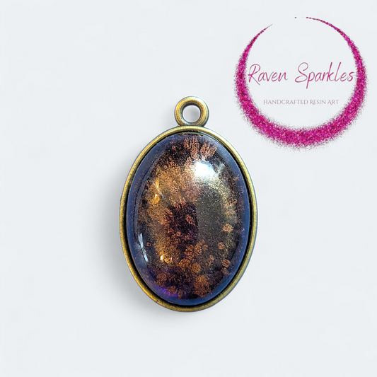 Golden burst pendant