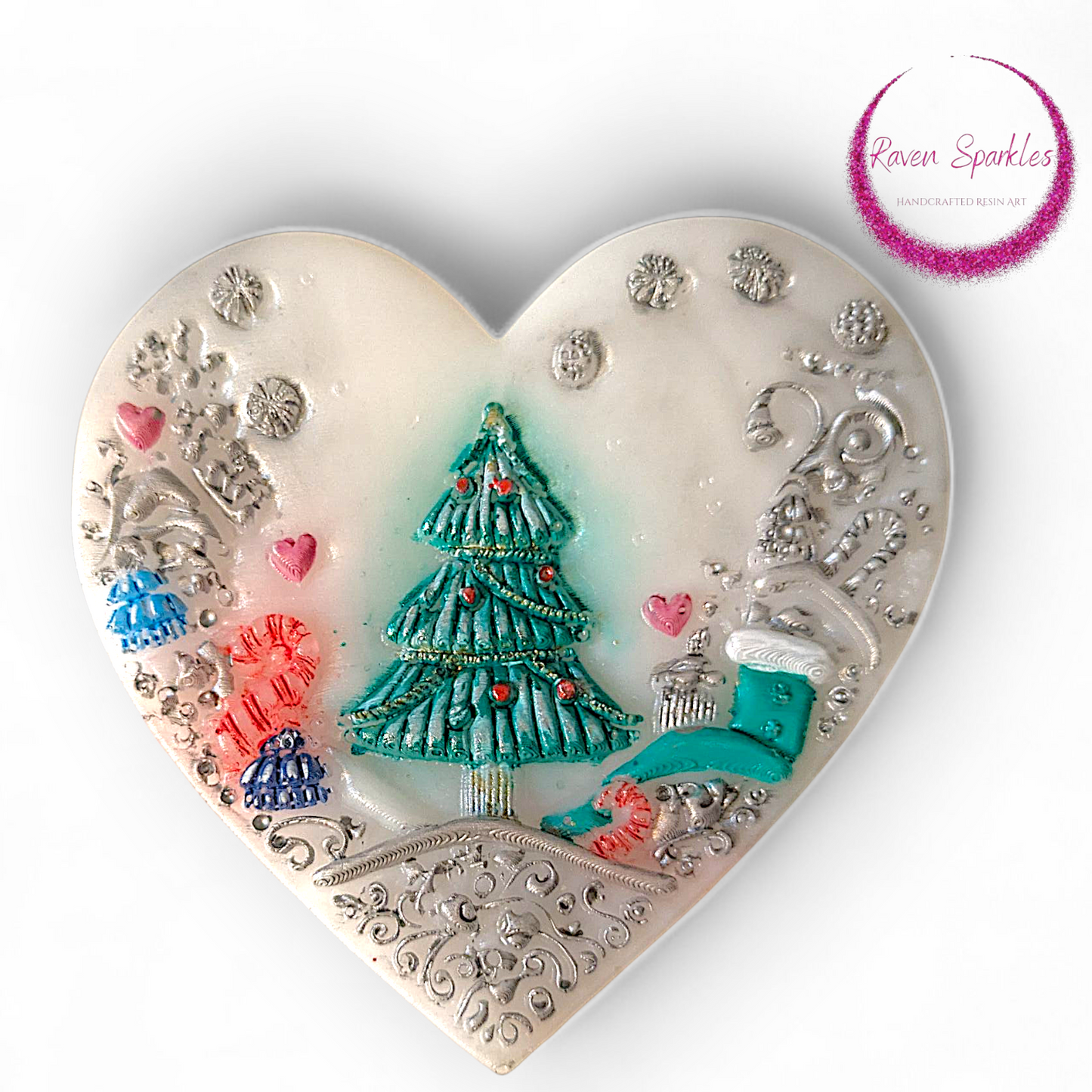 Christmas Tree Heart magnet