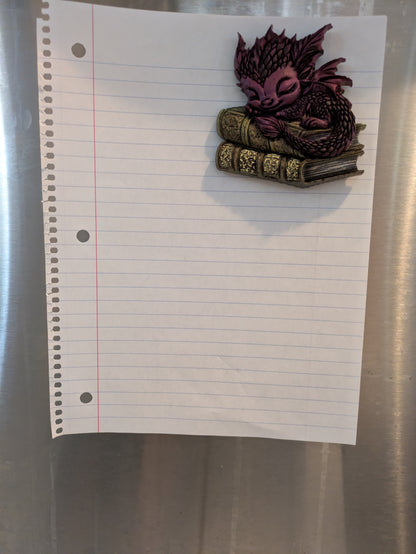Bookish Dragon magnet