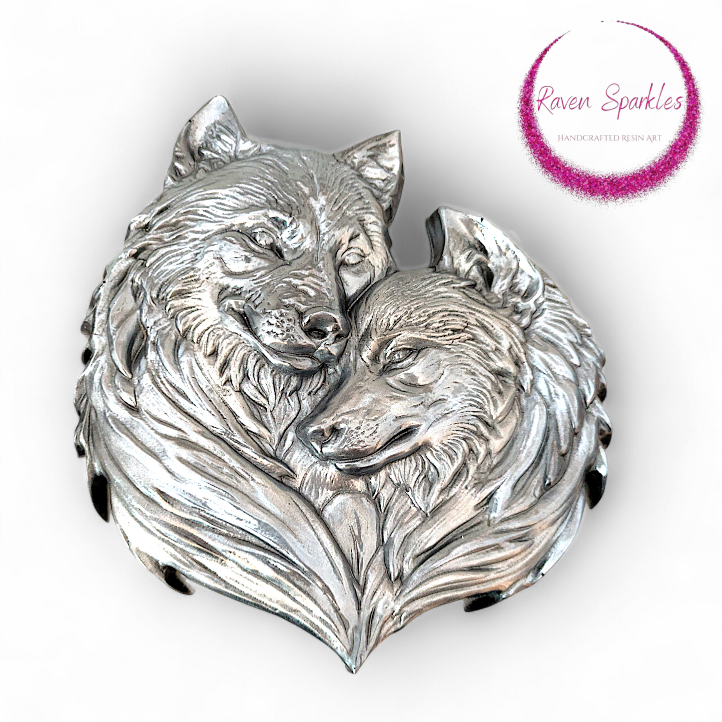 Wolf Love wall hanging