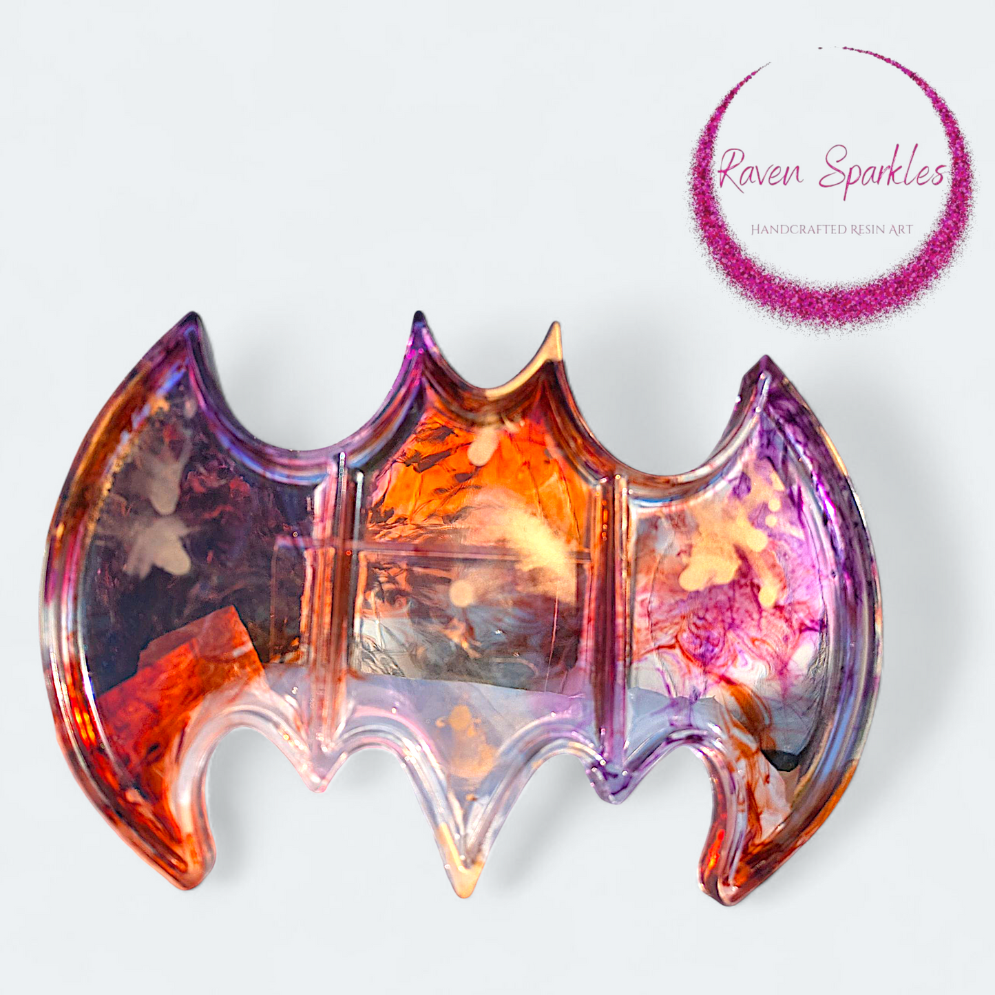 Bat Tray - Red Burst