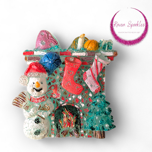 Cozy Fireplace scene (self standing)