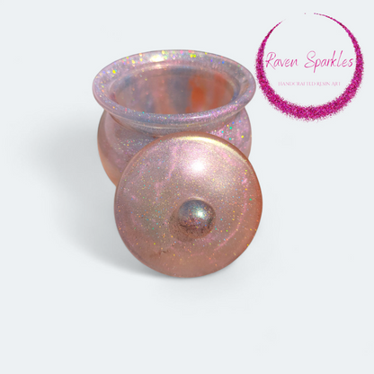 Glitter honey pot