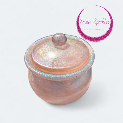Glitter honey pot