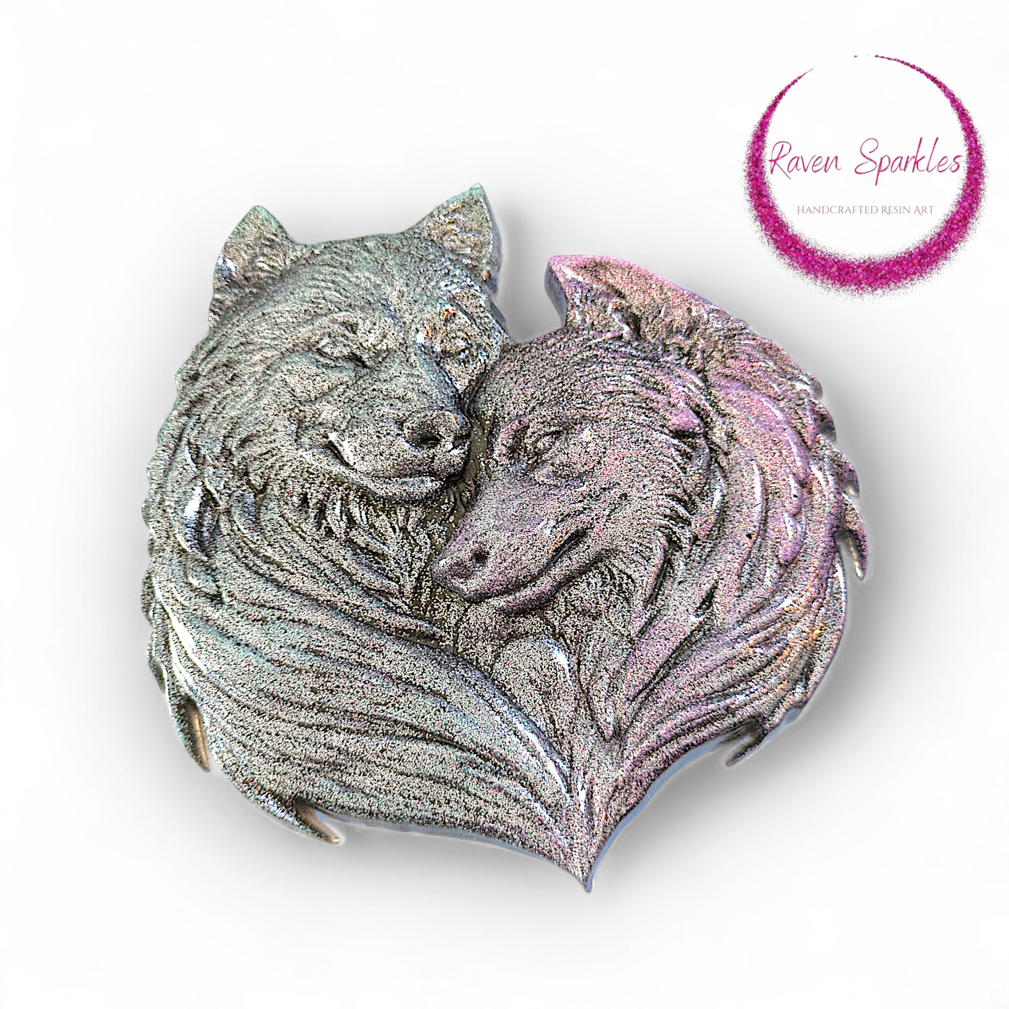 Wolf Love wall hanging
