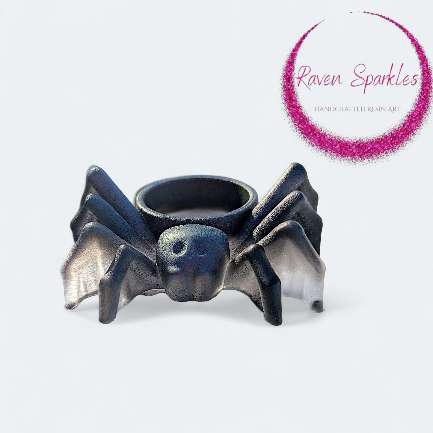 Spider Candle Holder - Black Widow