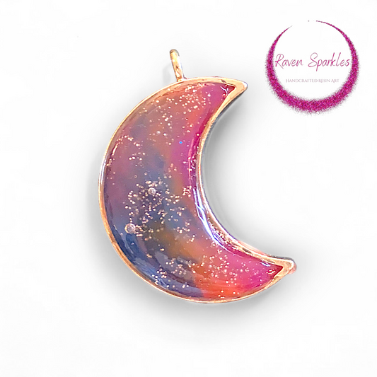 Rainbow Moon pendant
