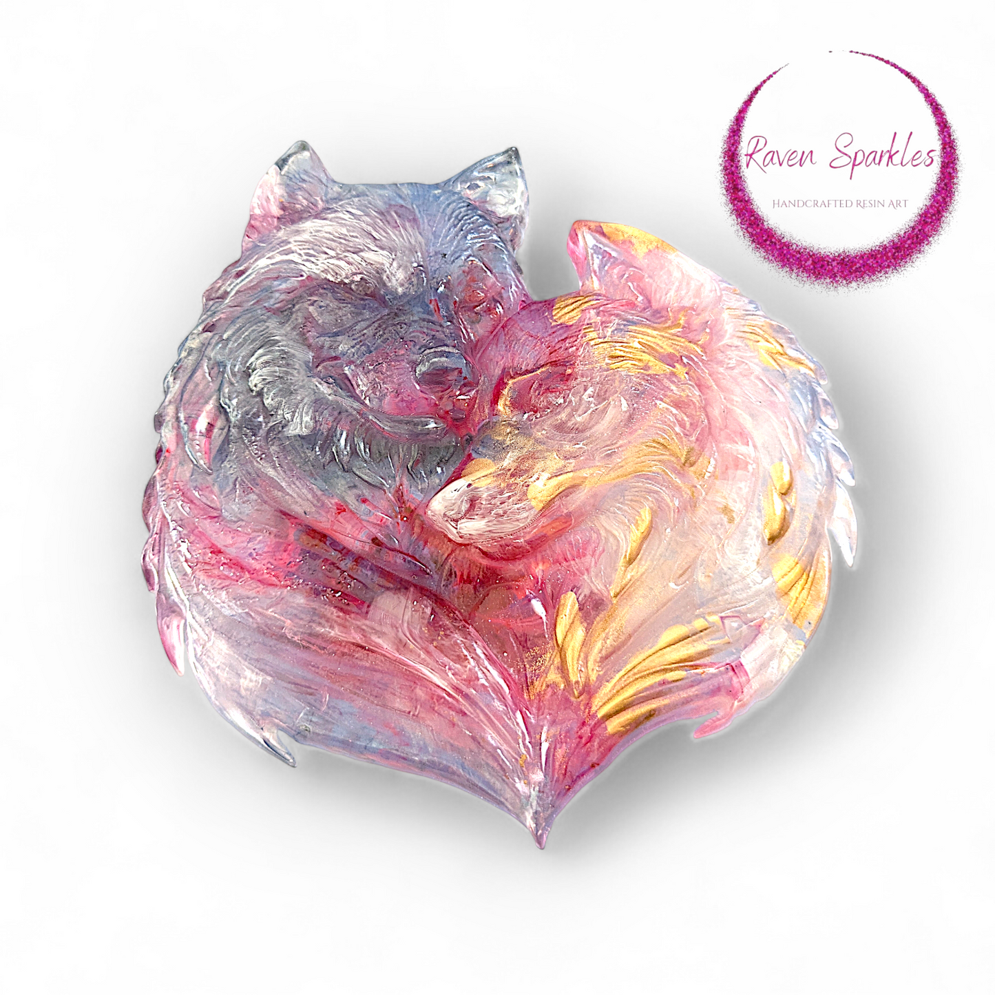 Wolf Love wall hanging