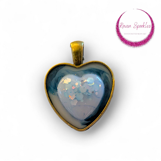 Blue Heart pendant