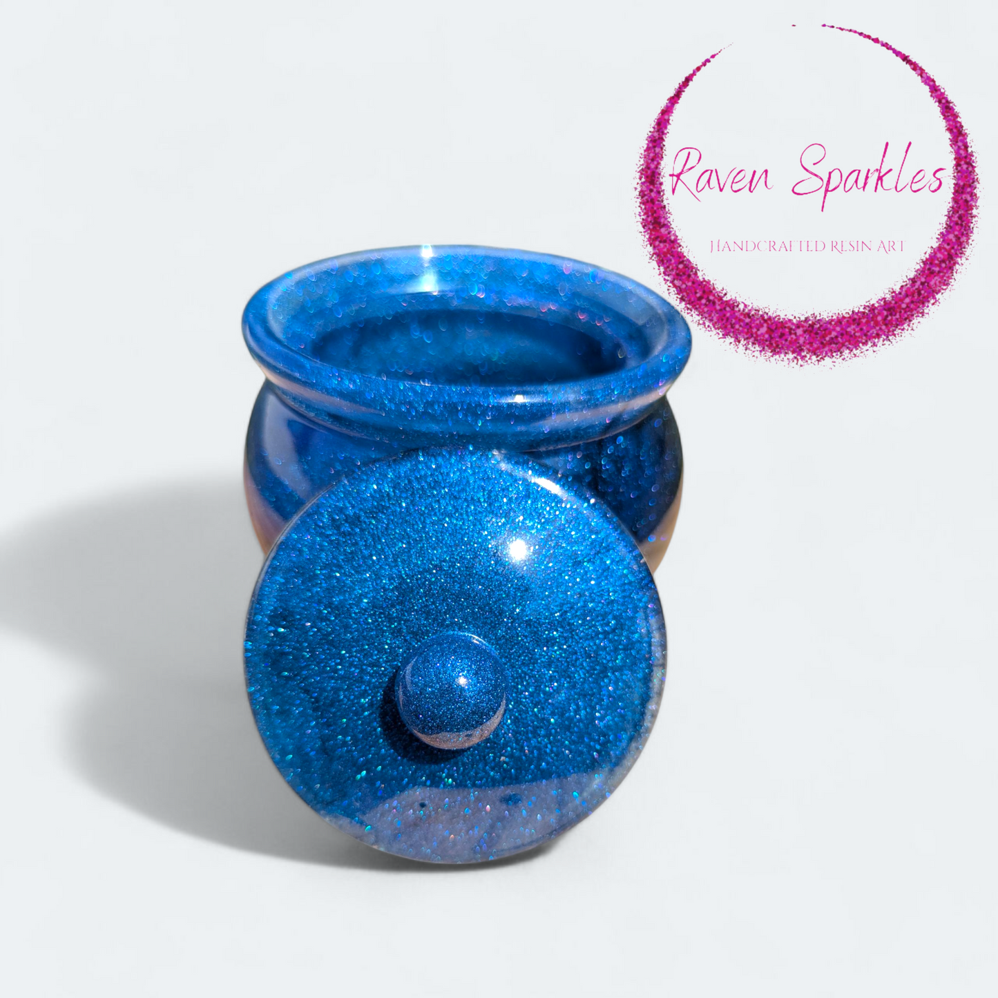 Blue Honey pot