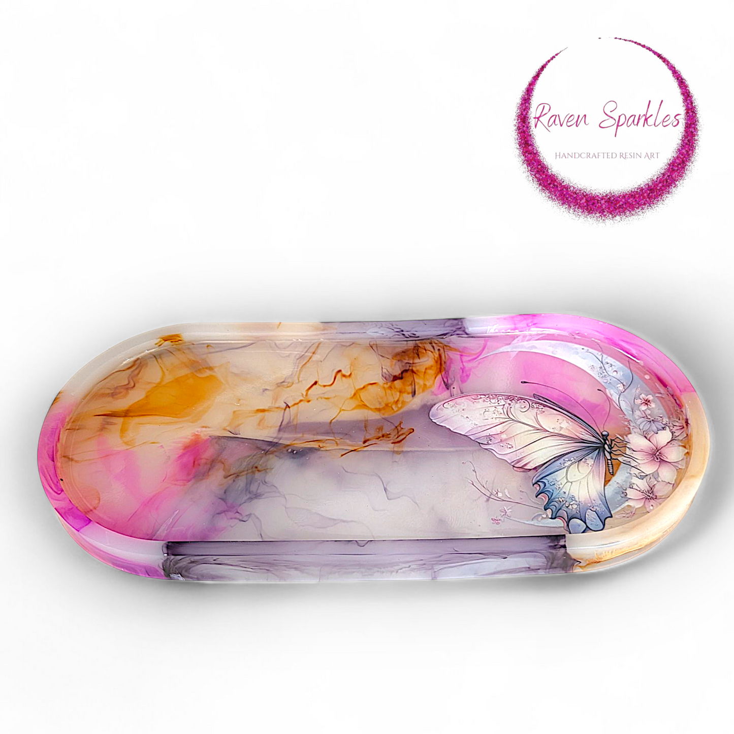 Trinket Tray (medium) - Pink Moon