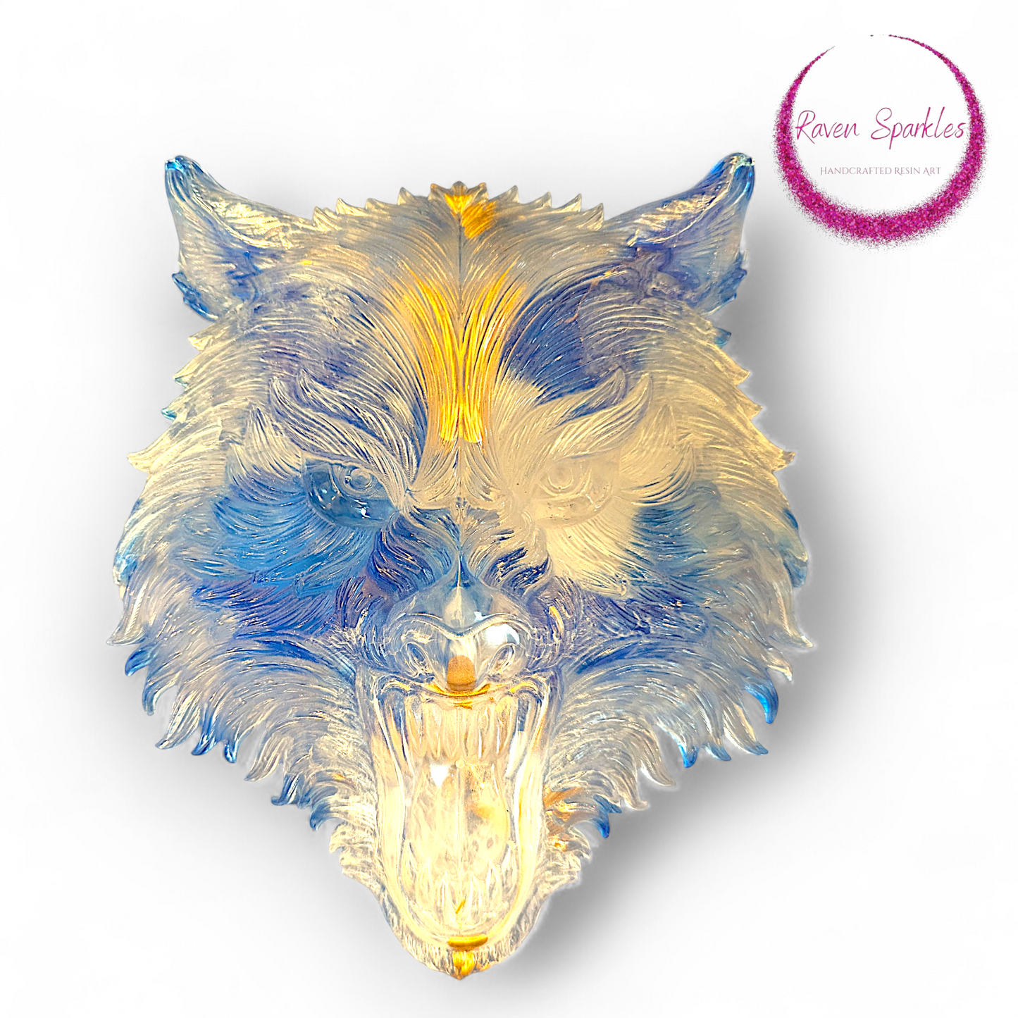 Snarling Wolf wall hanging