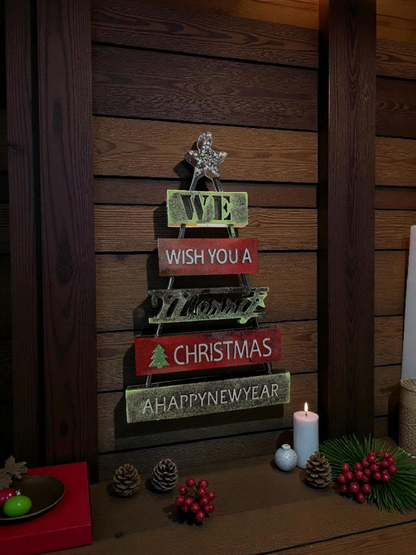 Christmas door hanger