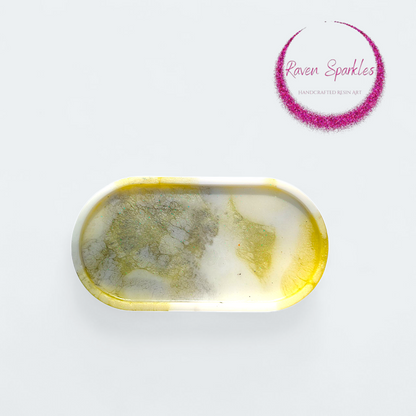 Electric Lemon trinket tray (small)