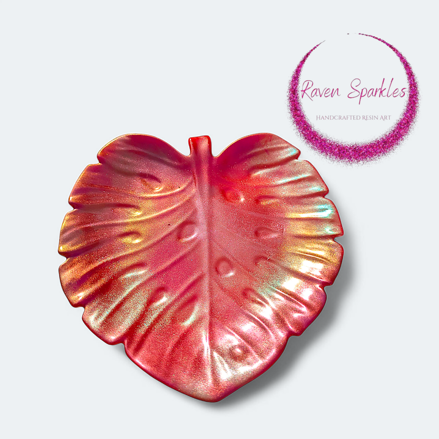 Leaf dish - Autumn Fire