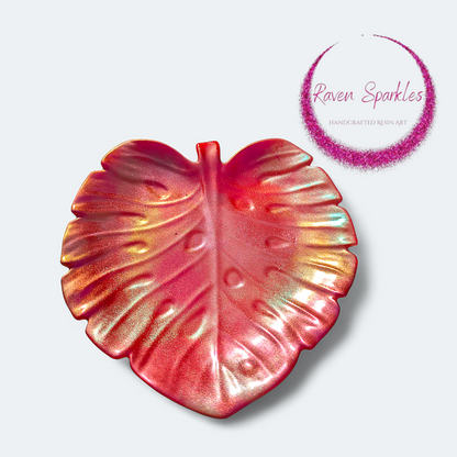 Leaf dish - Autumn Fire