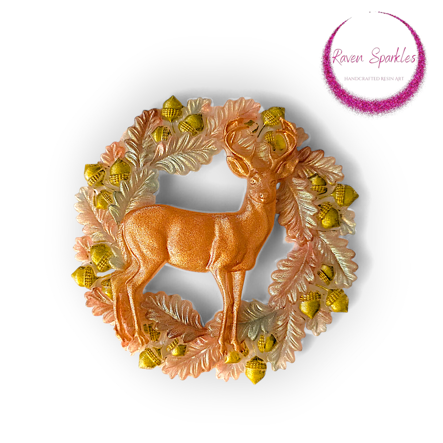 Deer Wreath magnet