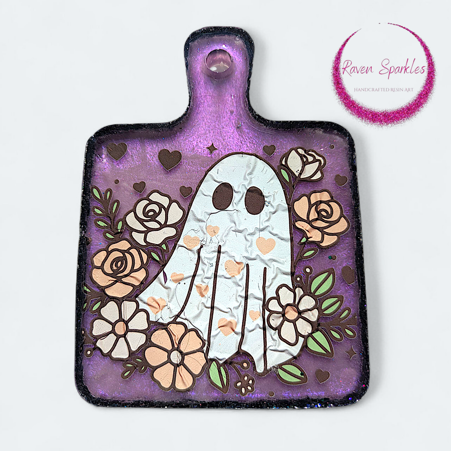 Decorative Board (small) - Crackle Ghostie