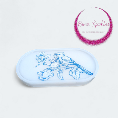 Blue Bird tray (small)