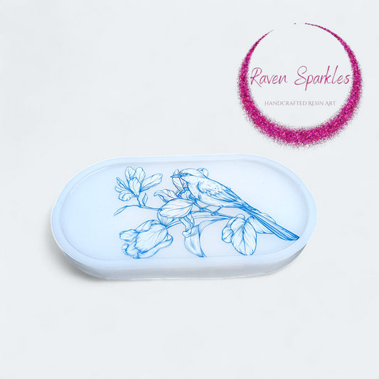 Blue Bird tray (small)