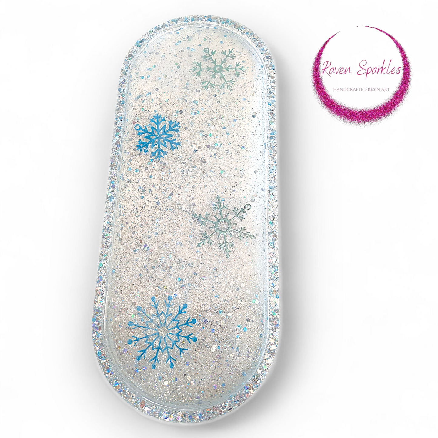 Trinket Tray (large) - Winter Wonderland