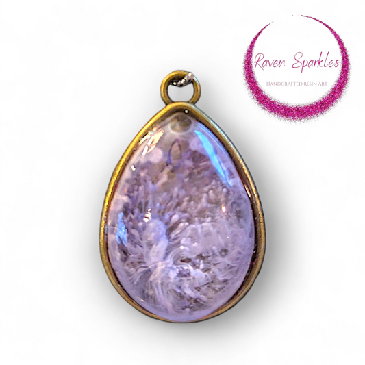 Purple Petri pendant