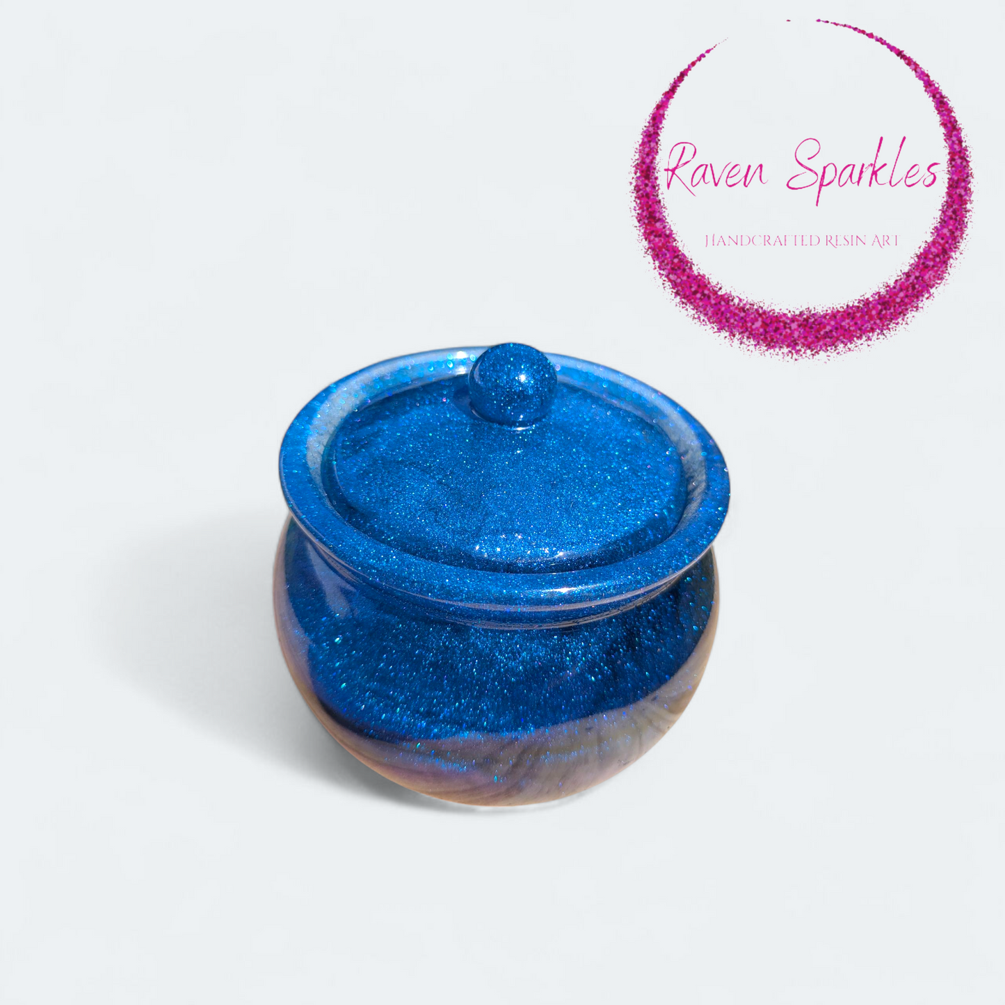 Blue Honey pot