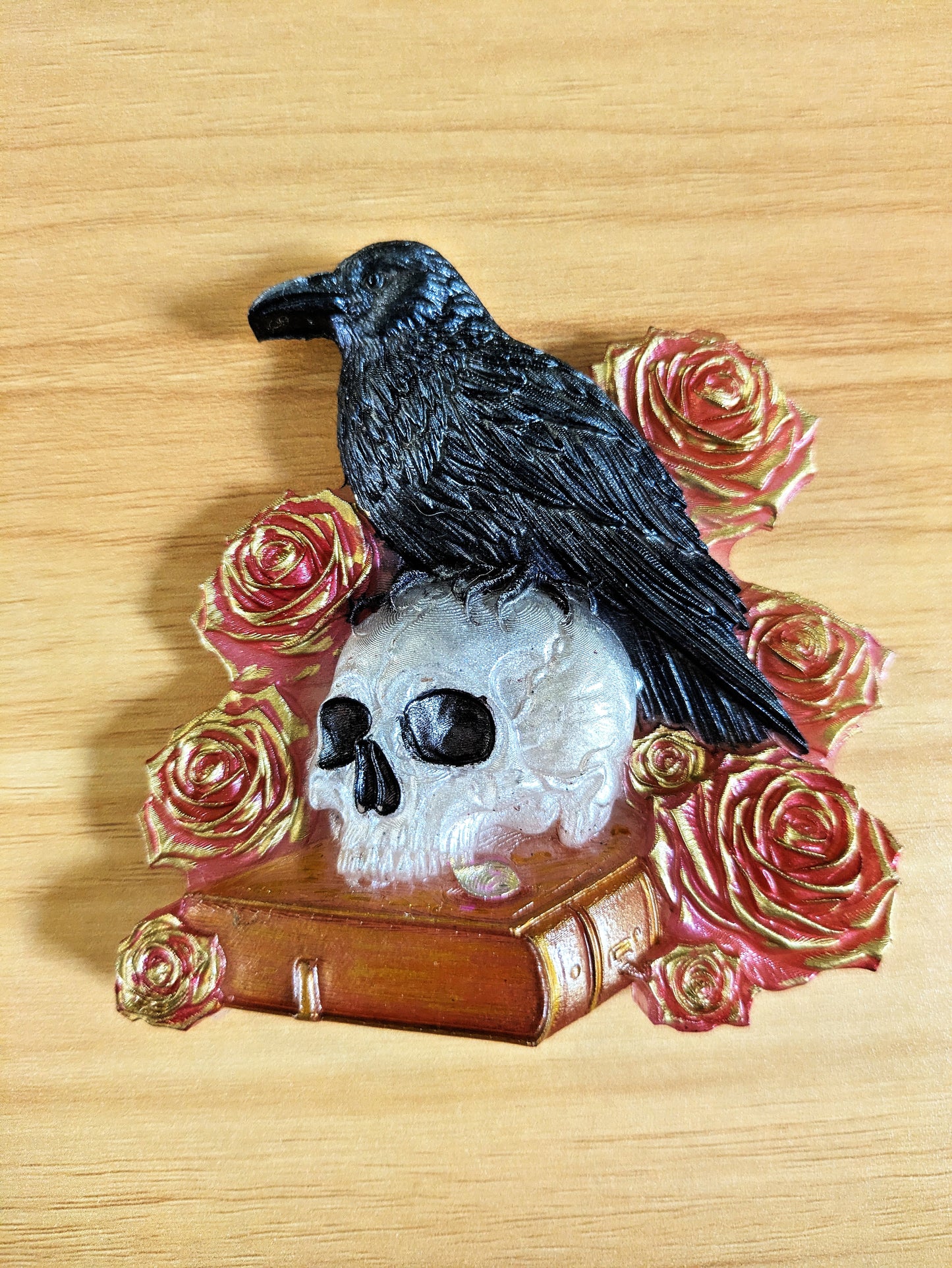 Gothic Raven magnet