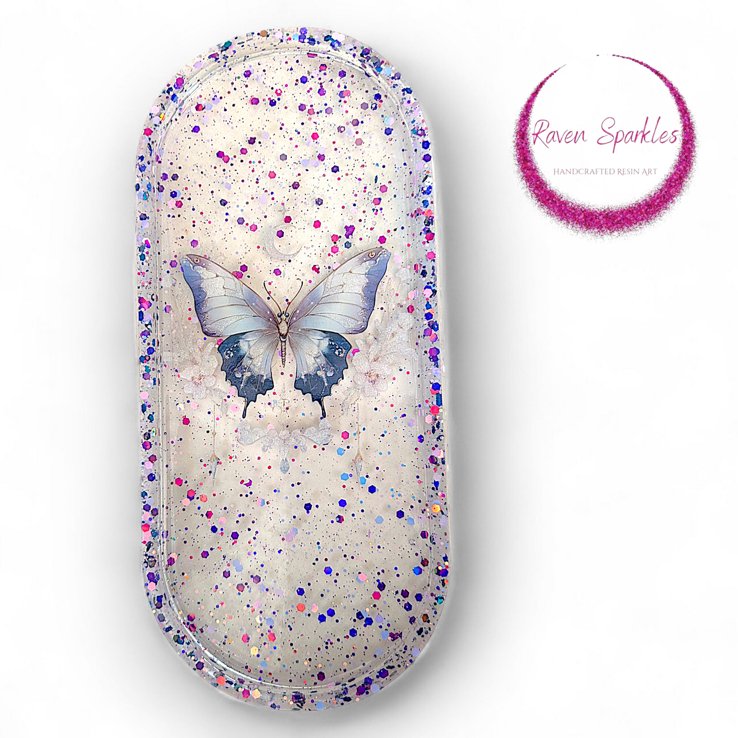 Trinket Tray (medium) - Butterfly Zen