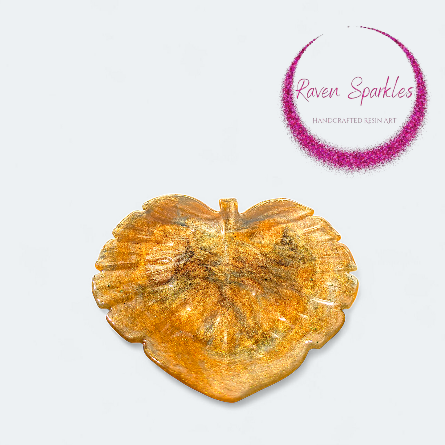 Leaf dish - Multi-gold