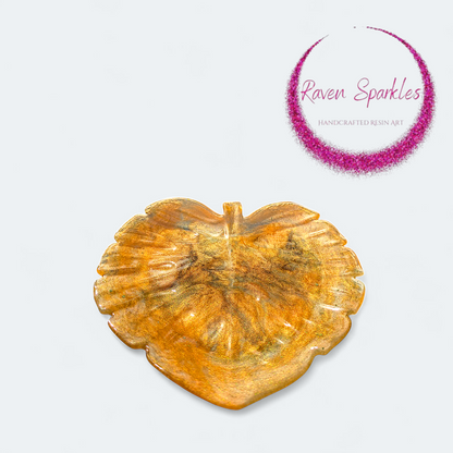 Leaf dish - Multi-gold