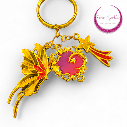 Butterfly Charm keychain