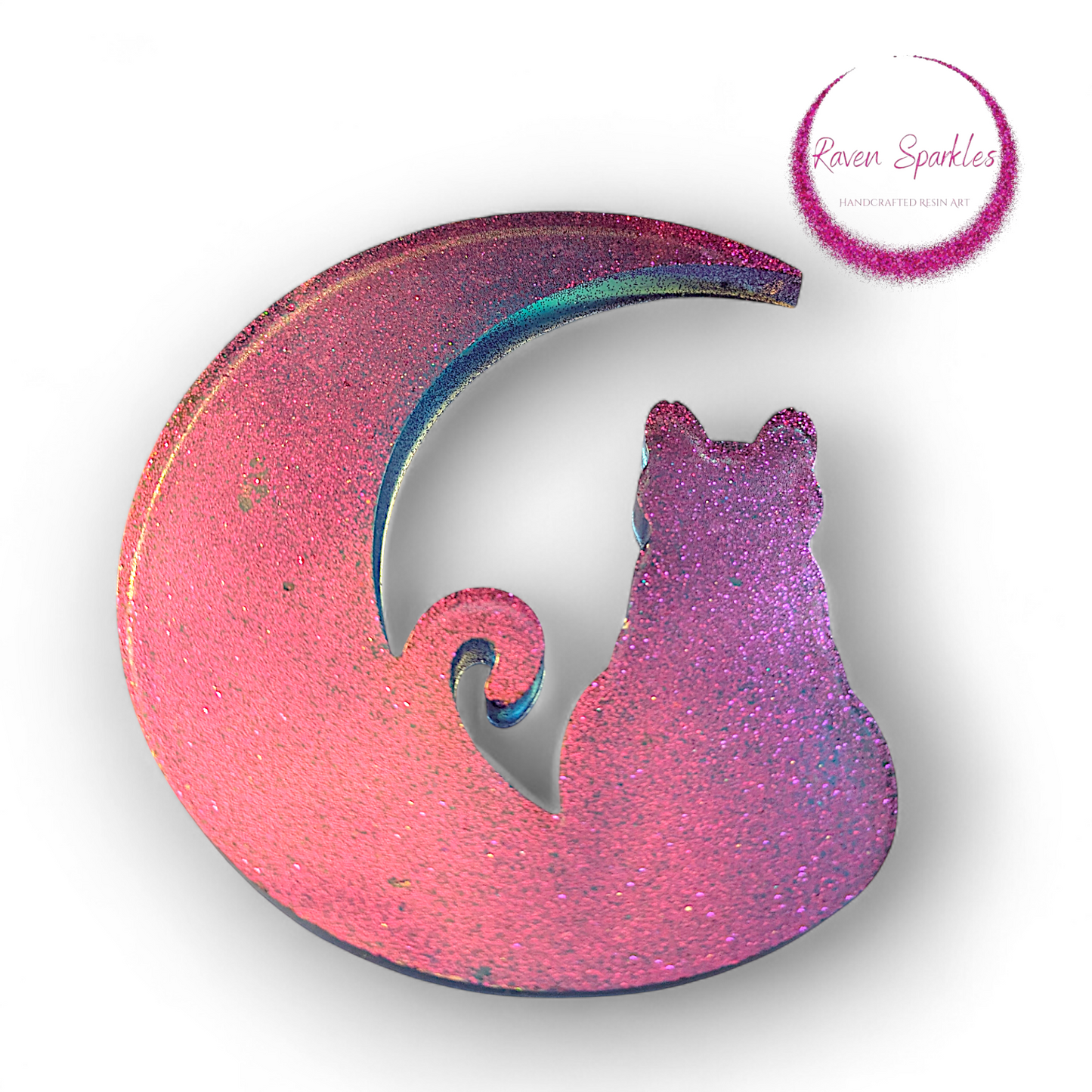 Cat On Moon wall hanging