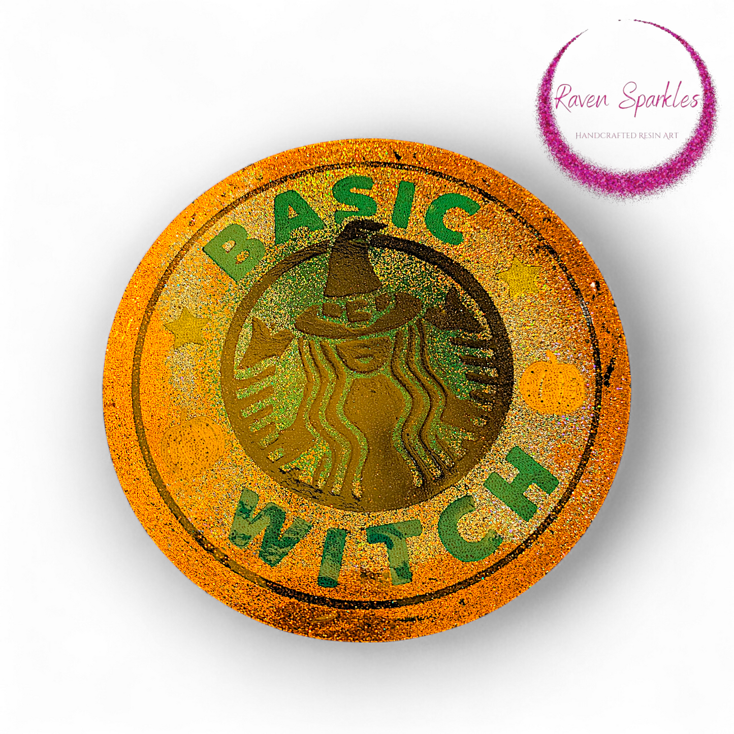 "Basic Witch" coaster