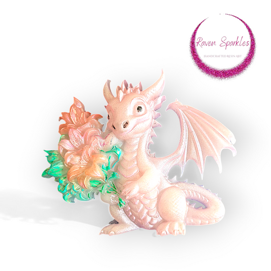 Flower Dragon magnet